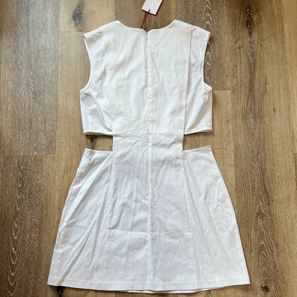 NWT Marin Mini Cutout Dress Size L Sustainable Cotton and Elastene - Picture 3 of 9